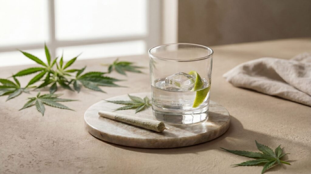 Cannabis plant green leaf macro close up medical pharmaceutical indoor cultivation facility
